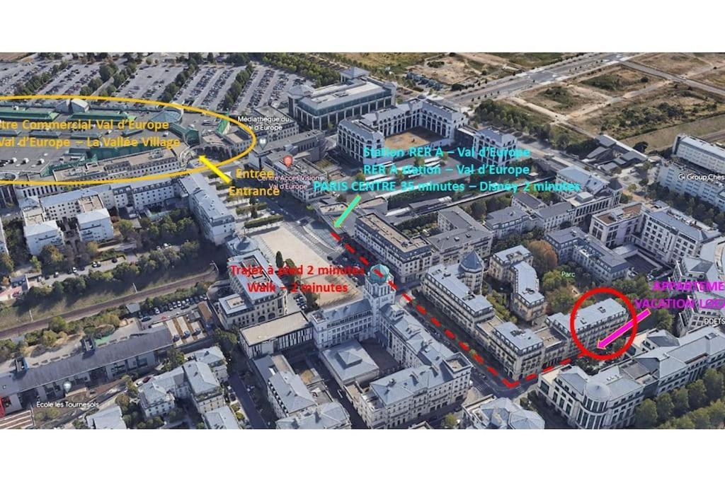 Appartement Familial 8 Personnes Proche De Disney Et Paris เชสซี ภายนอก รูปภาพ